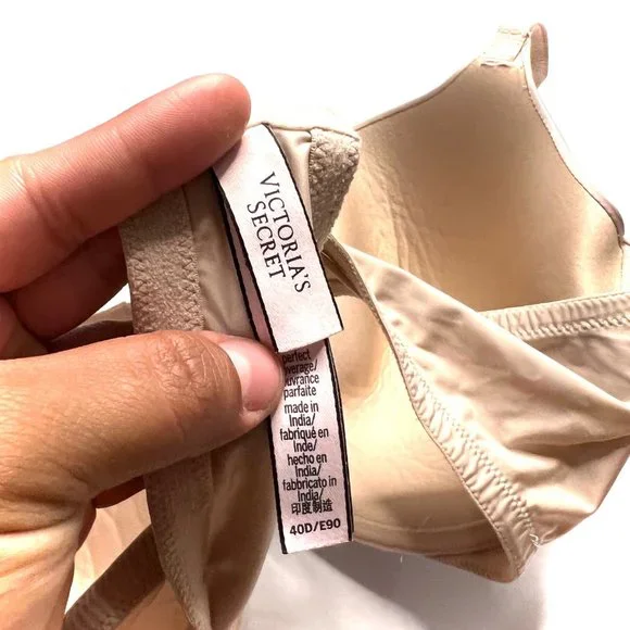 Victoria's Secret Tan Perfect Coverage Bra Size 40D - Picture 5 of 10